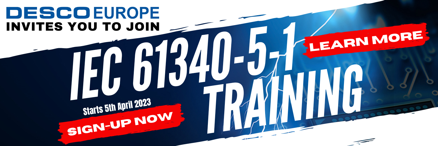 Desco Europe - IEC 61340-5-1 Training Invite